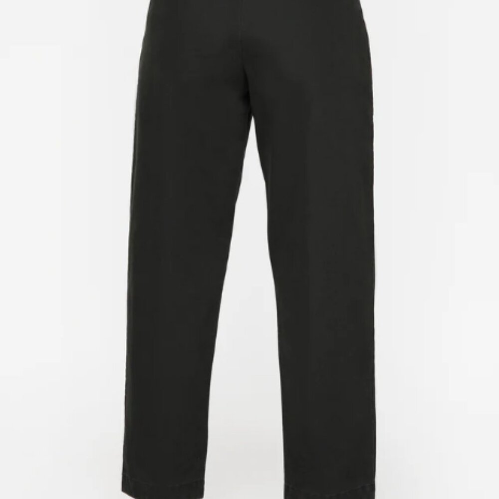 NEW Disturbia Womens Osteomancy Washed Cotton Tapered Trousers US 6 Black Goth - Picture 2 of 6